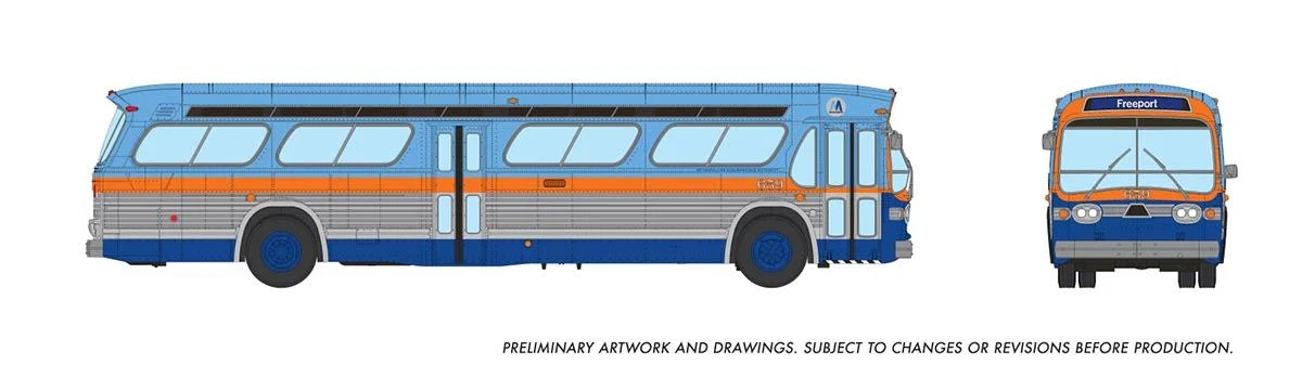 RAP753153 HO 1/87 New Look Bus (Deluxe): Long Island MSBA: #659