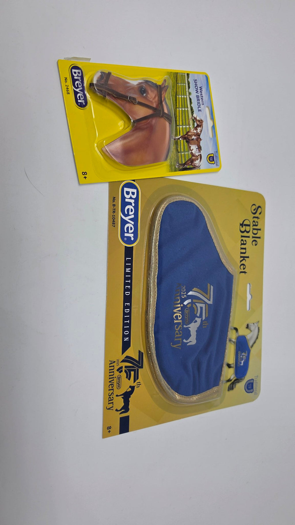 Breyer Traditional Accessories Bundle — Western Show Bridle & 75th Anniversary Stable Blanket
