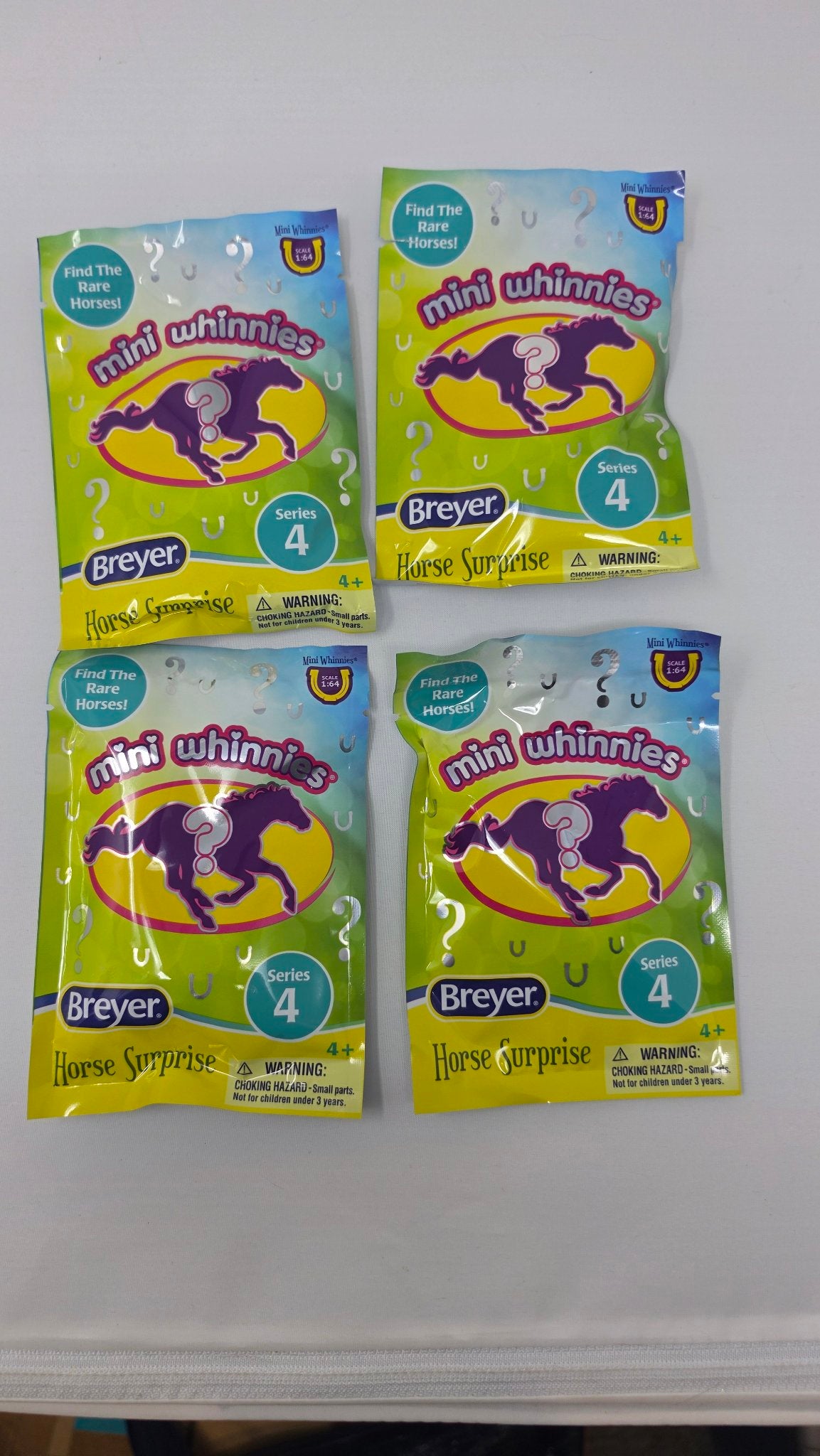 Breyer Mini Whinnies Series 4 blind bags, front