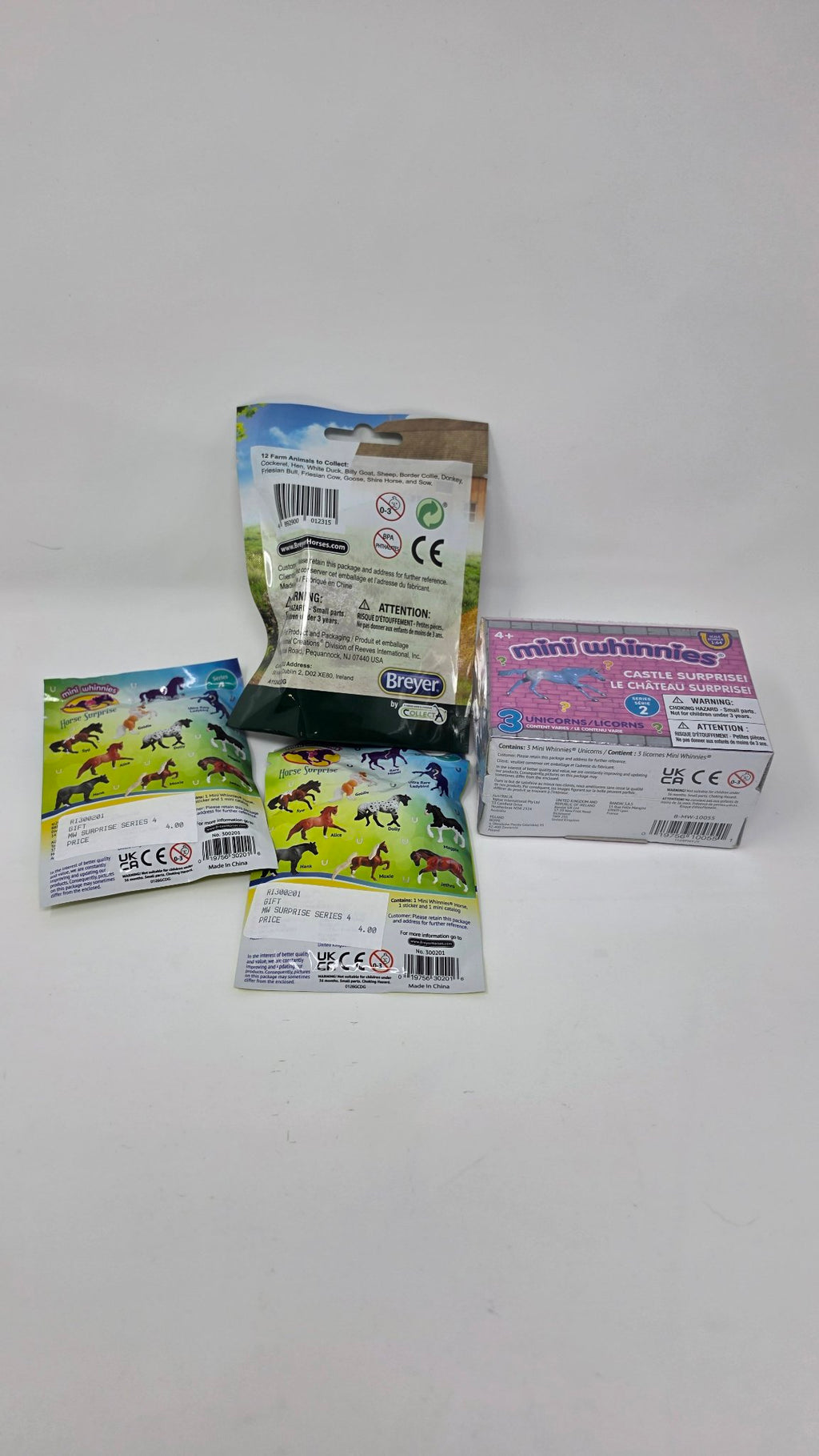 Breyer Mini Whinnies gift bundle, back