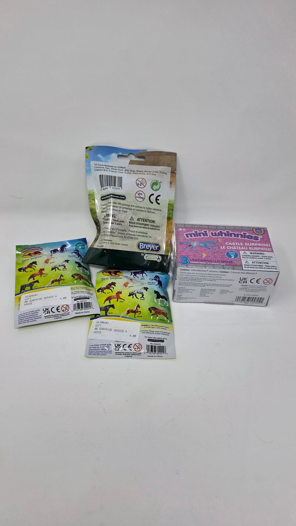 Breyer Mini Whinnies gift bundle, back