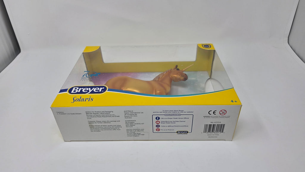 Breyer Solaris unicorn, bottom