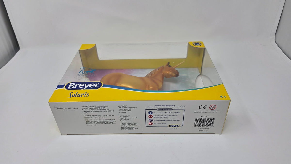 Breyer Solaris unicorn, bottom