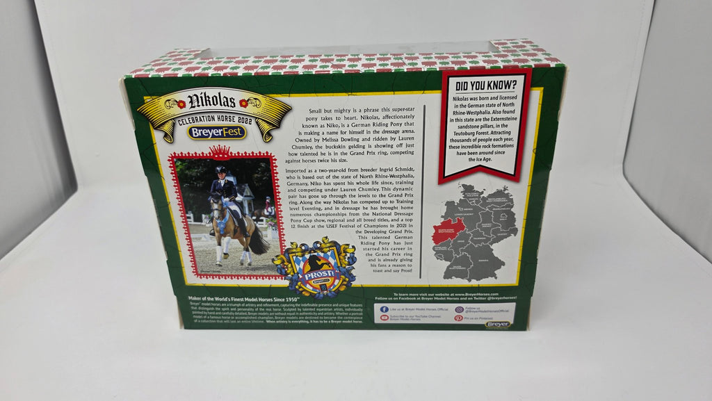 Breyer #711506 Nikolas — BreyerFest 2022 Celebration Horse (Mint in Box)