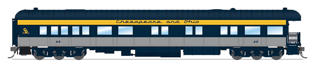 Broadway Limited Imports 8951 Chesapeake & Ohio Business Car #25, HO Scale