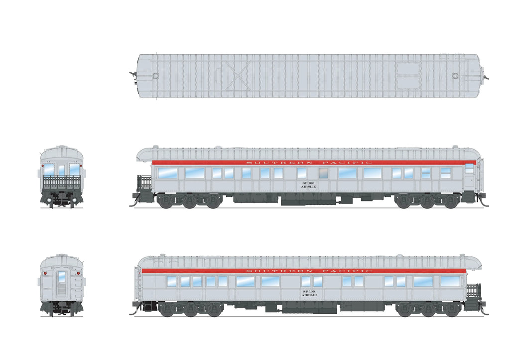 Broadway Limited Imports 8957 Southern Pacific Business Car #100, "Airslie", HO Scale