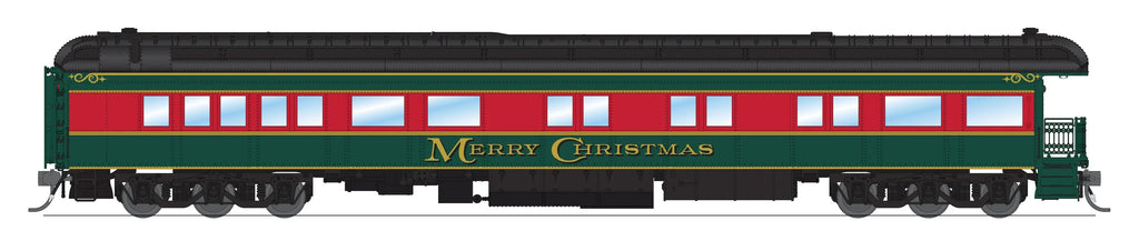Broadway Limited Imports 8959 Business Car, Christmas Holiday Scheme, HO Scale