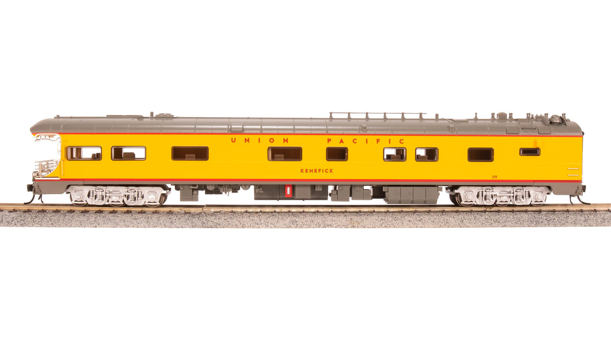 Broadway Limited Imports BLI-9012, HO Union Pacific Business Car, UP #119 "Kenefick", UP Shield on Rear