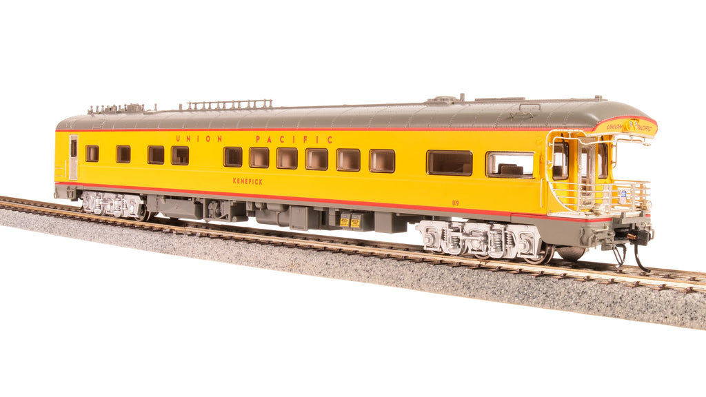 Broadway Limited Imports BLI-9012, HO Union Pacific Business Car, UP #119 "Kenefick", UP Shield on Rear