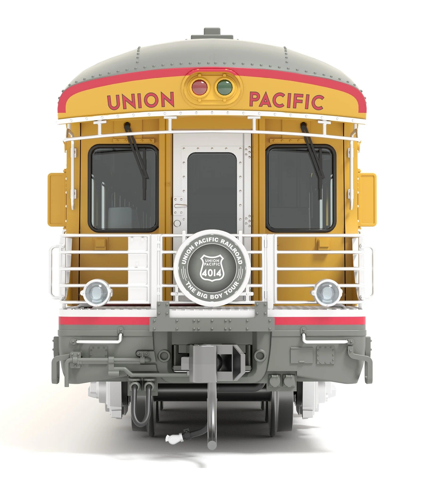 Broadway Limited Imports 9013 Union Pacific Business Car, UP #119 "Kenefick", "Big Boy Tour" Drumhead, HO Scale
