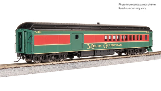 Broadway Limited Imports 9120 Coach-Baggage Combine, Christmas Holiday Scheme, HO Scale