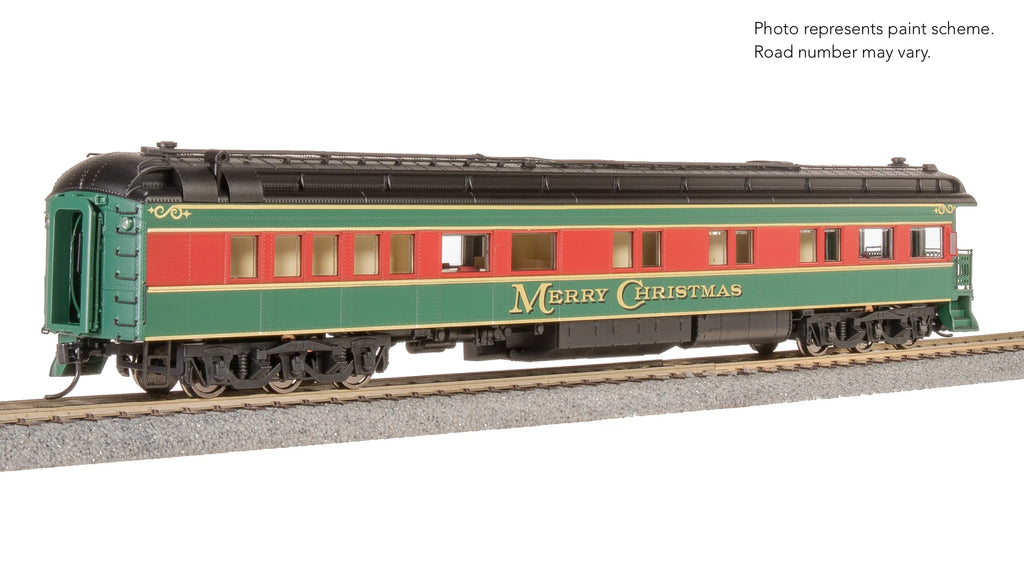 Broadway Limited Imports 9103 Heavyweight 5-Car Passenger Set, Christmas Paint Scheme, HO Scale