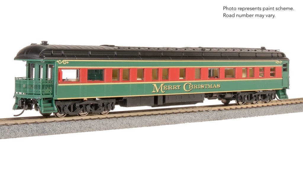Broadway Limited Imports 9103 Heavyweight 5-Car Passenger Set, Christmas Paint Scheme, HO Scale