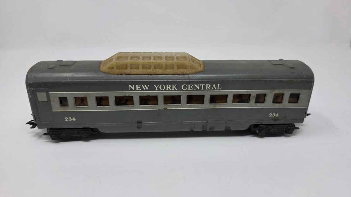 Vintage Tinplate NYC 234 Vista-Dome Passenger Car — Used (O Gauge)