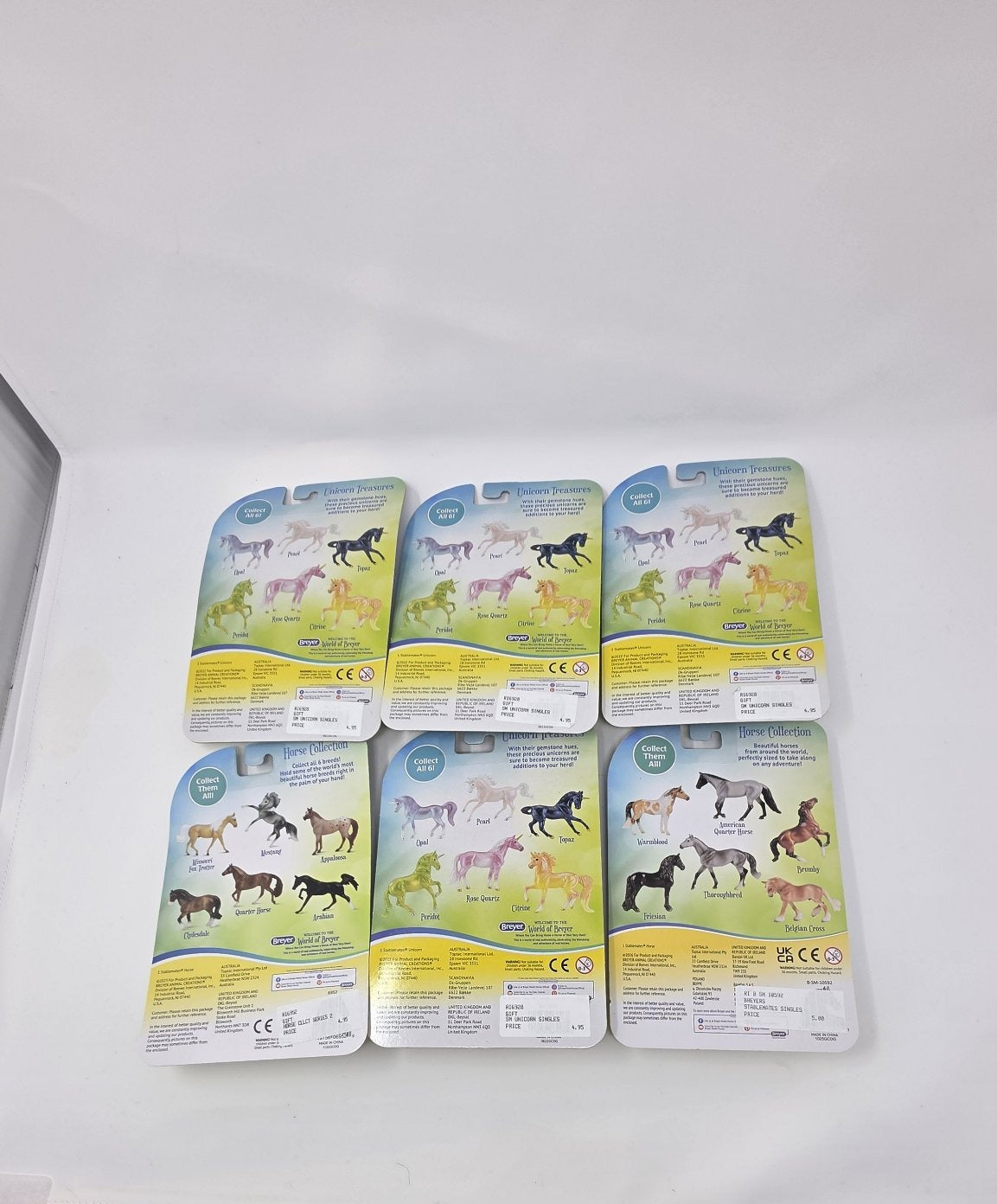 Breyer Stablemates Singles Bundle — 6 Carded Horses & Unicorns