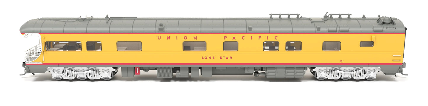 9590 Union Pacific Business Car, UP #101 "Lone Star", 2001-2017 Appearance, UP Shield on Rear, HO