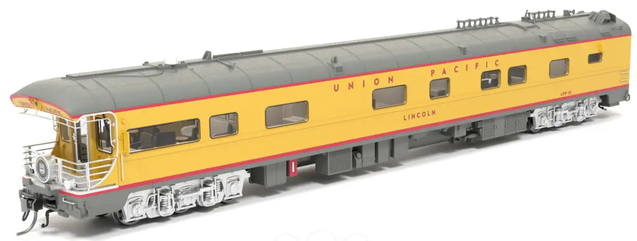 Broadway Limited 9592 HO Union Pacific Business Car, UP #101 "Lincoln", Big Boy Tour Drumhead