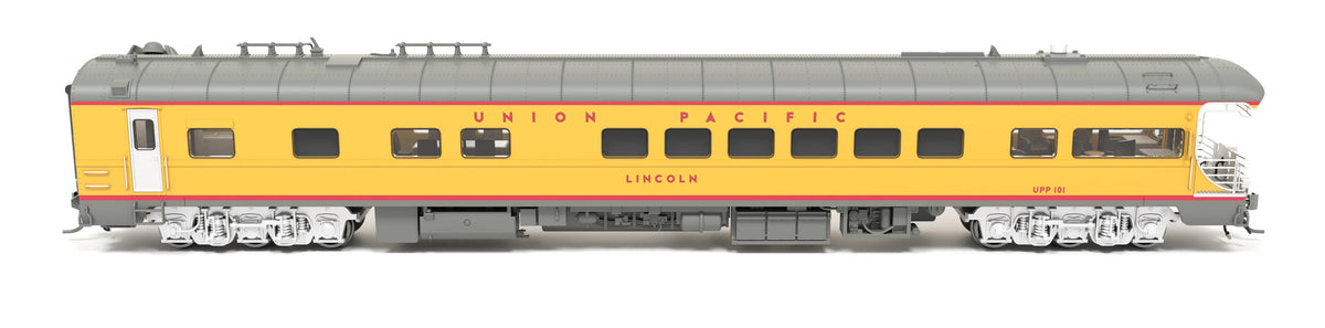 Broadway Limited 9592 HO Union Pacific Business Car, UP #101 "Lincoln", Big Boy Tour Drumhead