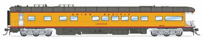 Broadway Limited 9594 - Business Car Union Pacific (UP) #101 "Lincoln", Yellow "Building America" Drumhead - HO Scale