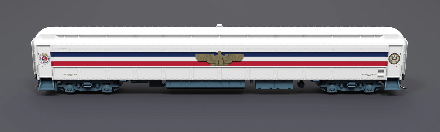 Broadway Limited Imports 9733 1947 Freedom Train 80' Passenger Coach, 1947-1949, w/ Eagle, HO Scale