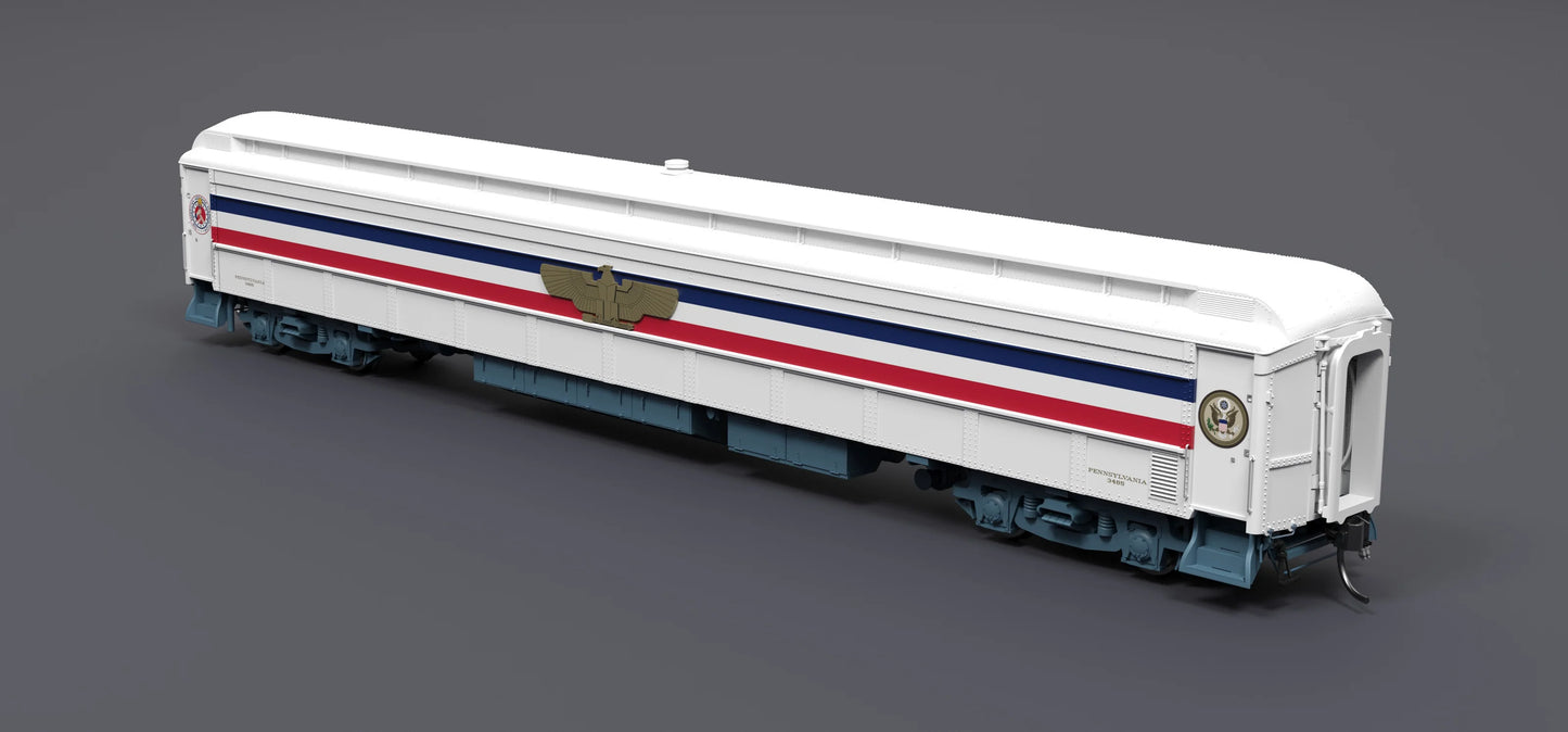 Broadway Limited Imports 9733 1947 Freedom Train 80' Passenger Coach, 1947-1949, w/ Eagle, HO Scale