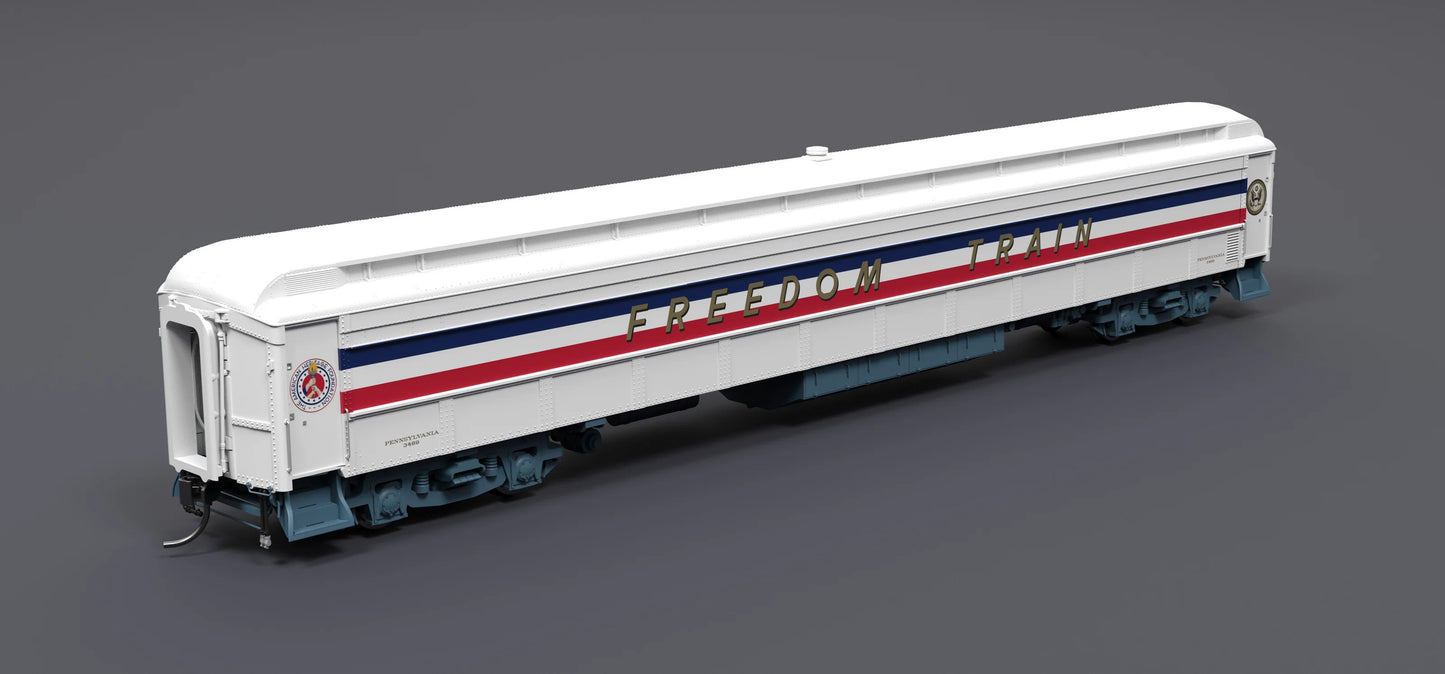 Broadway Limited Imports 9734 1947 Freedom Train 80' Passenger Coach, 1947-1949, HO Scale