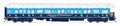 Broadway Limited Imports 9725 Blue & White Holiday Business Car, HO Scale