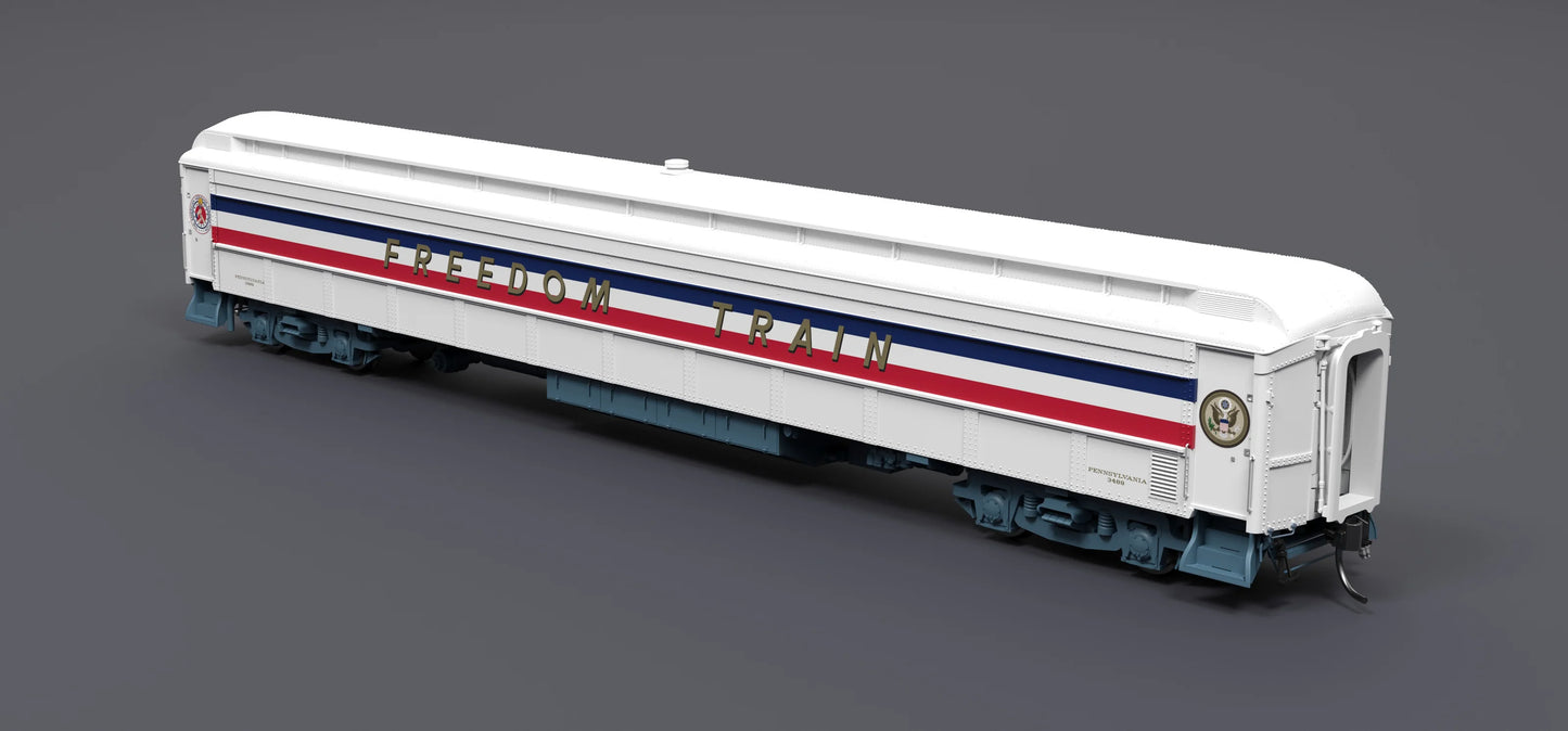 Broadway Limited Imports 9734 1947 Freedom Train 80' Passenger Coach, 1947-1949, HO Scale