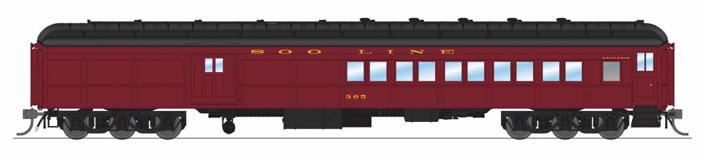 Broadway Limited 9750 SOO Line Baggage-Combine Car #365, HO Scale