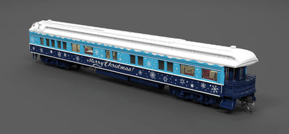 Broadway Limited Imports 9725 Blue & White Holiday Business Car, HO Scale