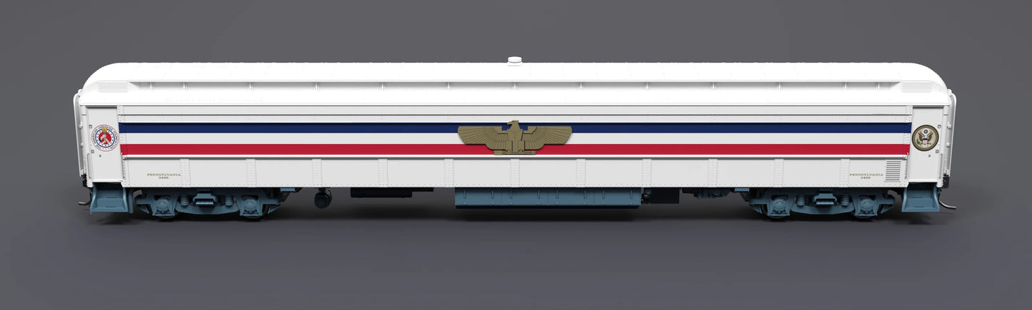 Broadway Limited Imports 9733 1947 Freedom Train 80' Passenger Coach, 1947-1949, w/ Eagle, HO Scale