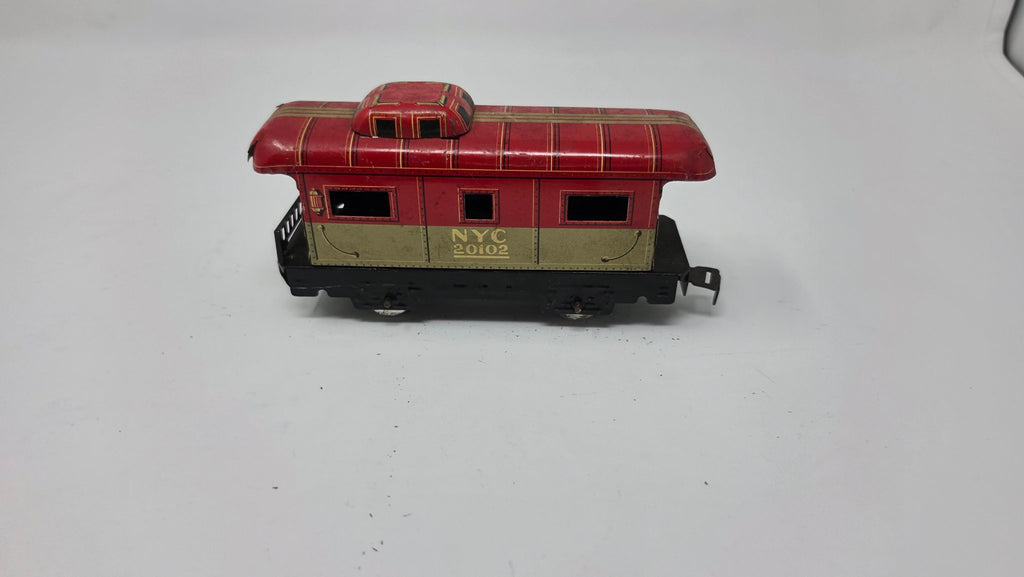 Vintage Tinplate NYC 20102 Caboose — Used (O Gauge)