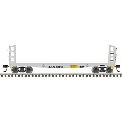 Atlas 20007589 HO 42' Pulpwood Flatcar with Load Louisville and Nashville #40490