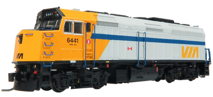 Rapido 580012 - GMD F40PH-2D (DC Silent) VIA Rail Canada (VIA) Original Scheme: #6445 - N Scale