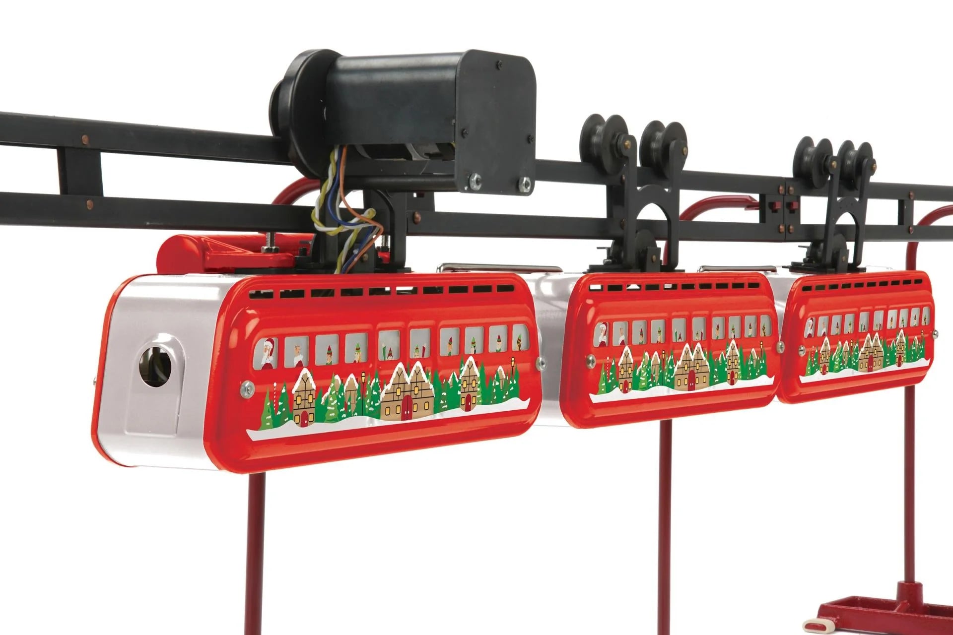 MTH Tinplate 10-3063-1 Christmas Detroit Monorail Set With Proto-Sound 3.0 limited O SCALE NEW