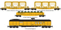 Micro-Trains Line 98302277 PRR MOW 4Pk 489782 489804 489558 495204 N