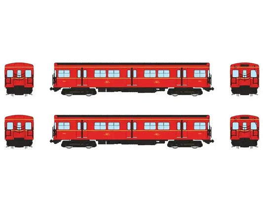 Rapido 206002, HO TTC Gloucester Subway Train, Standard DC, A-B Set #1, Includes #5034 & 5035