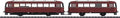 Trix 22995 N Rail Bus W/Trailer Car DB