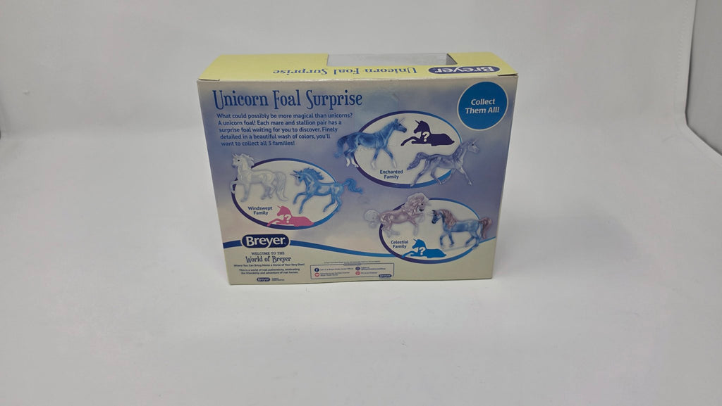 Breyer Unicorn Foal Surprise box back