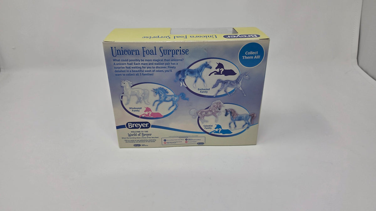 Breyer Unicorn Foal Surprise box back