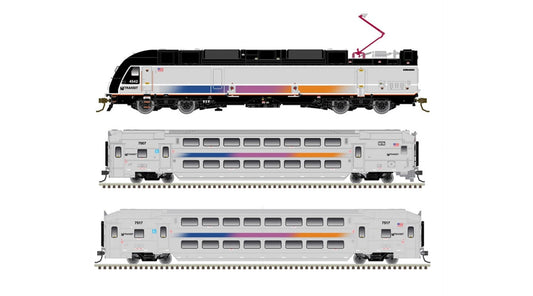 Atlas Master 10004448, HO Commuter Train Set, Gold, w ESU Loksound DCC, New Jersey Transit