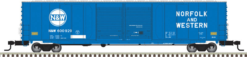 Atlas Master 20007824, HO Scale ACF 60ft Auto Parts Box Car, Norfolk & Western N&W #600929