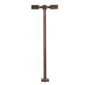 Atlas 70000210 - DOUBLE ARM SQUARE LIGHT, BRONZE, 15FT, COOL WHITE LED [3-PACK] - HO Scale