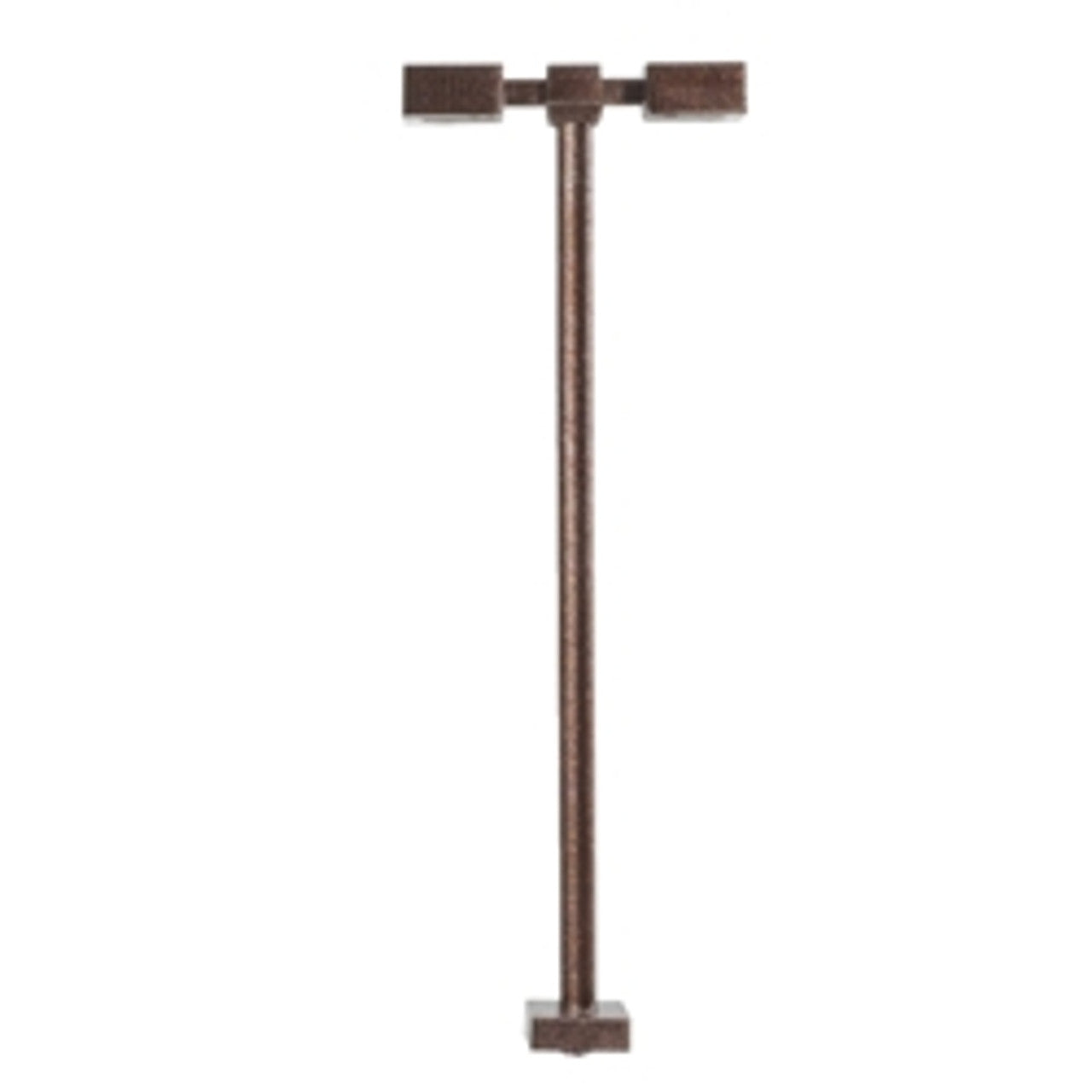 Atlas 70000210 - DOUBLE ARM SQUARE LIGHT, BRONZE, 15FT, COOL WHITE LED [3-PACK] - HO Scale