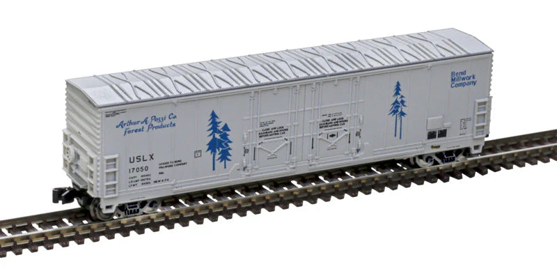 Atlas 75000024 Z Bend Millwork 53' Evans Double Plug Door Box Car USLX #17060