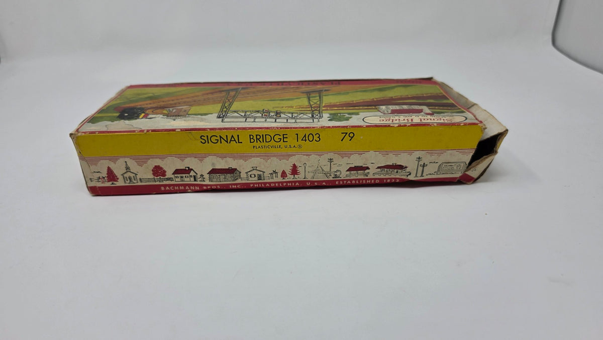Plasticville Signal Bridge 1403 — Used, Open Box (O/S Gauge)