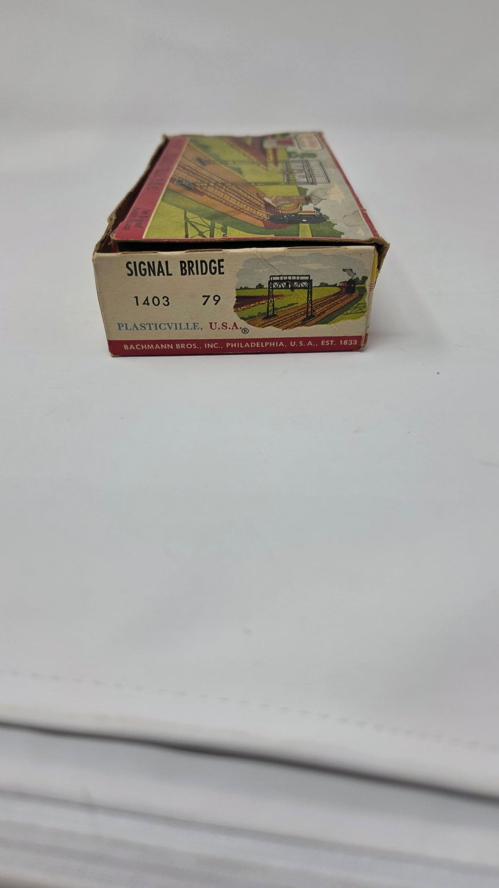 Plasticville Signal Bridge 1403 — Used, Open Box (O/S Gauge)