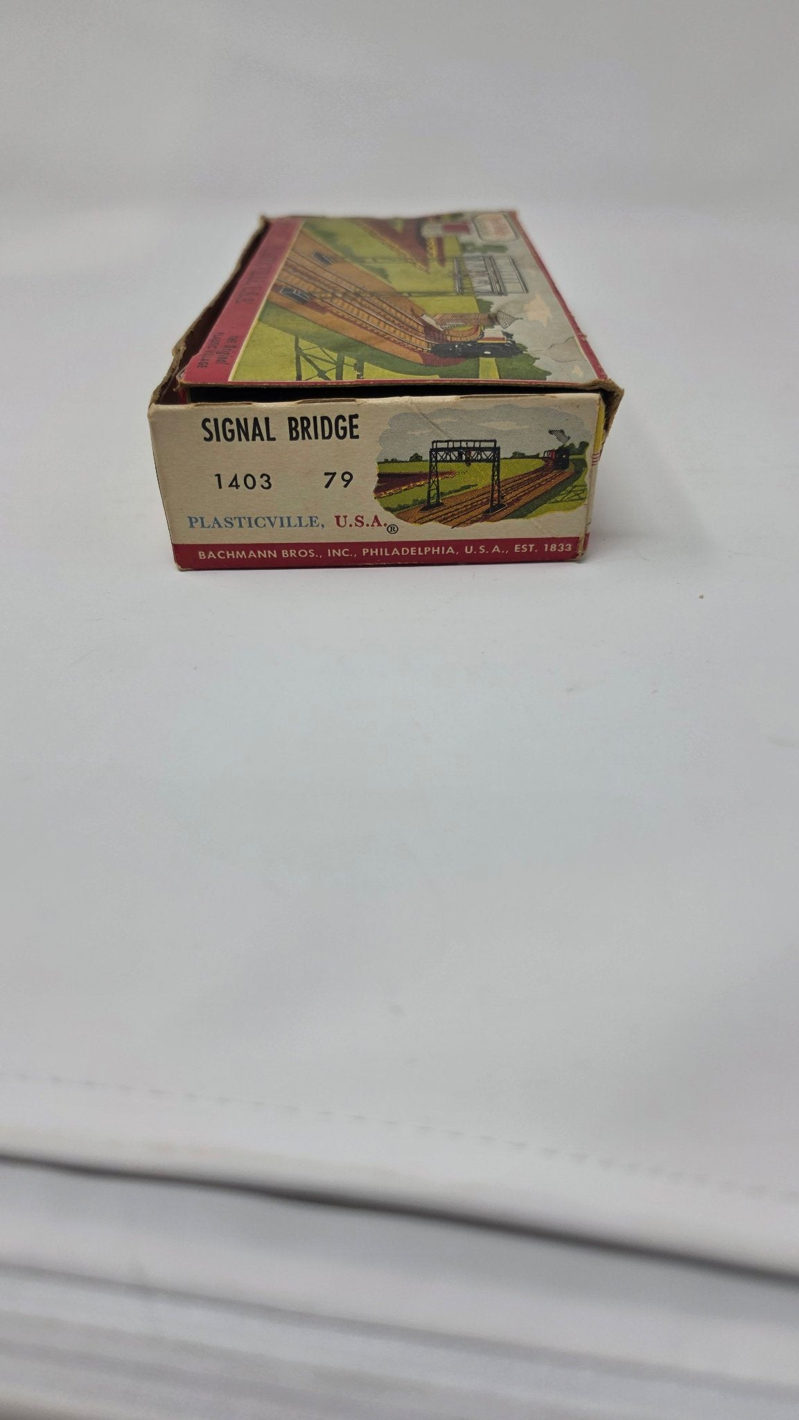 Plasticville Signal Bridge 1403 — Used, Open Box (O/S Gauge)
