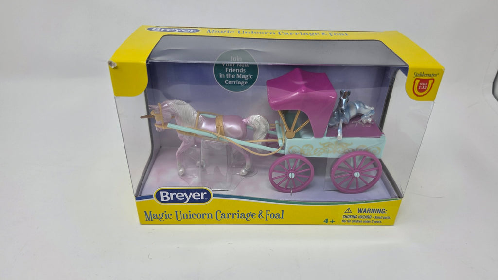 Breyer Magic Unicorn Carriage and Foal box front