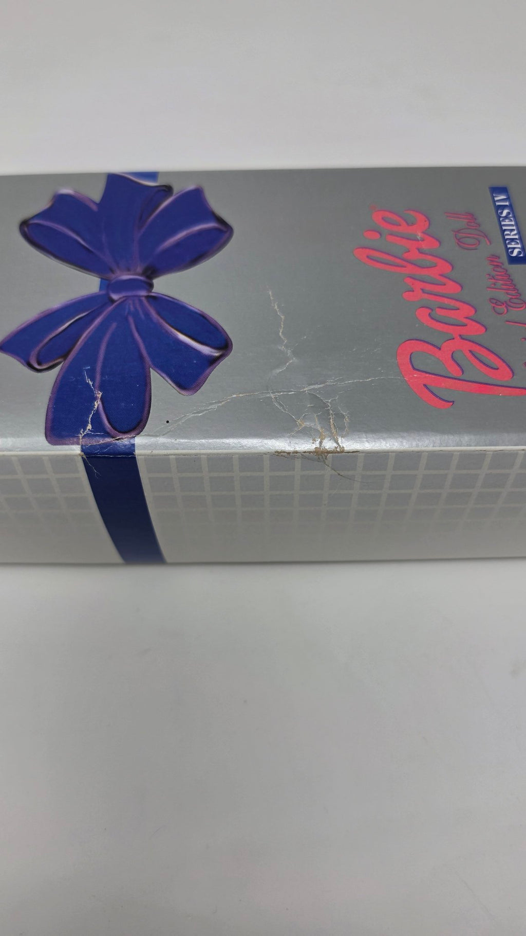 Little Debbie Barbie box side showing scuffing